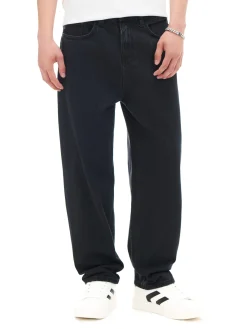 Cropp Jeansy*Czarne jeansy loose