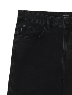 Cropp Jeansy*Czarne jeansy loose