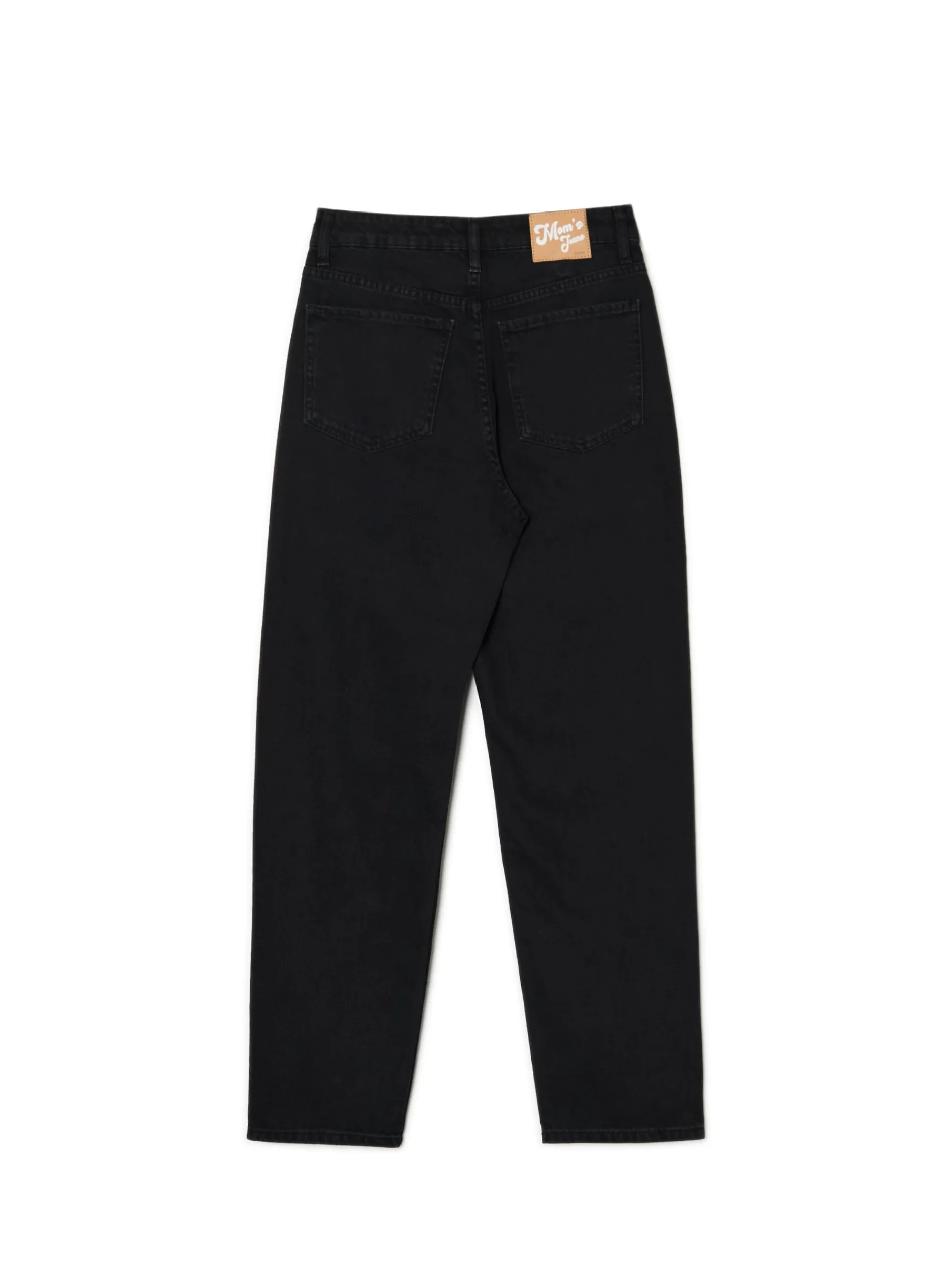 Cropp Jeansy*Czarne jeansy mom z wysokim stanem