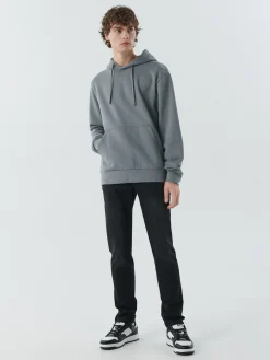 Cropp Jeansy*Czarne jeansy męskie slim