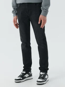 Cropp Jeansy*Czarne jeansy męskie slim