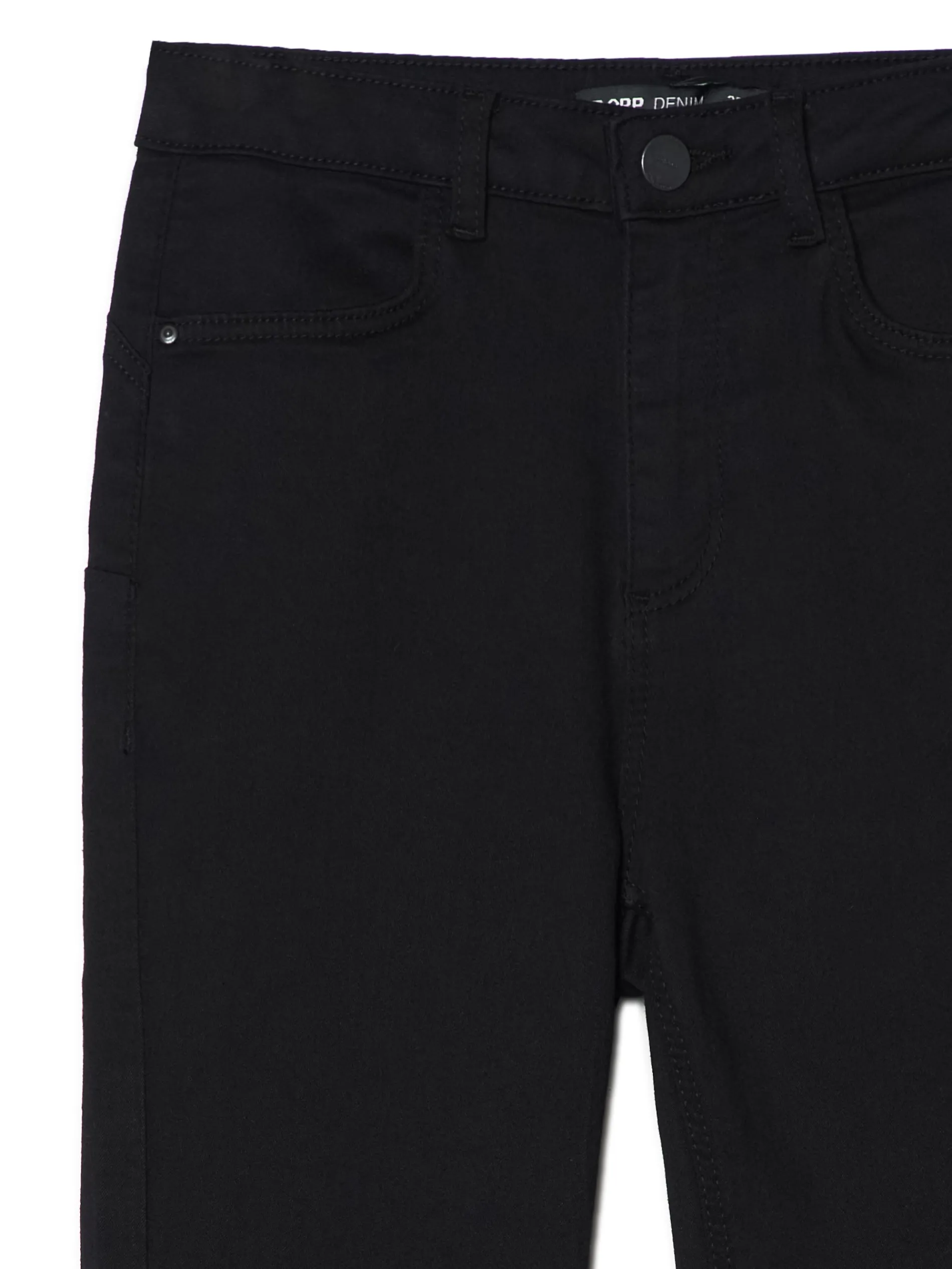 Cropp Jeansy*Czarne jeansy push up TALL