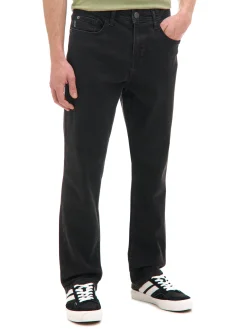 Cropp Jeansy*Czarne jeansy regular