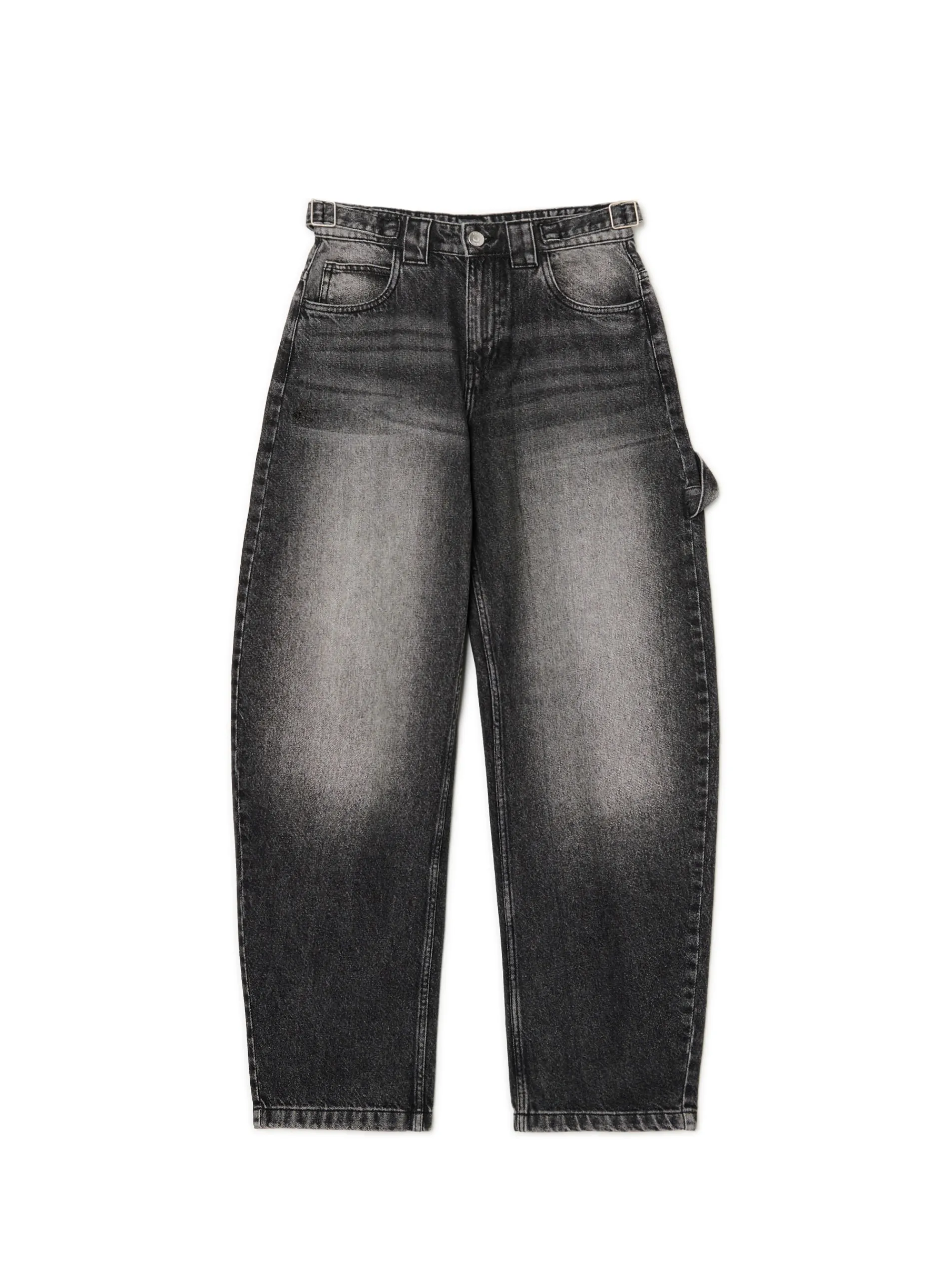 Cropp Jeansy*Czarne jeansy skater