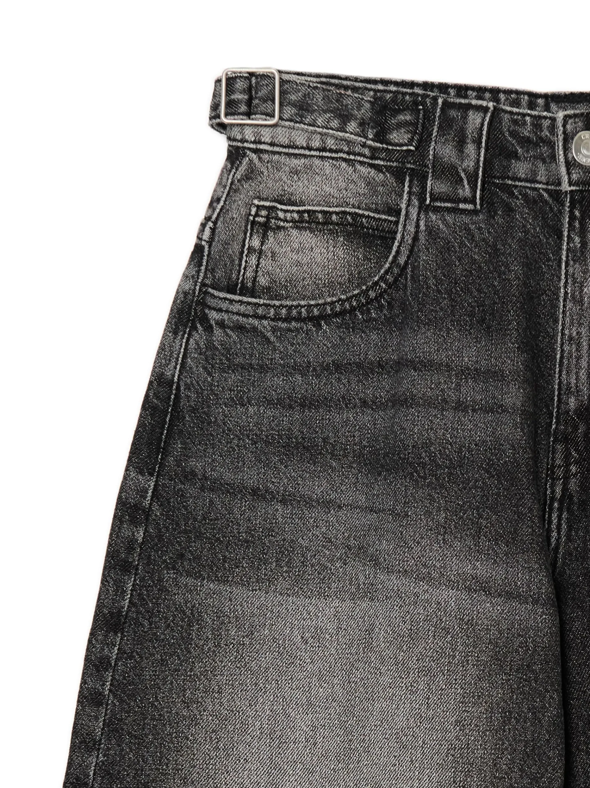 Cropp Jeansy*Czarne jeansy skater