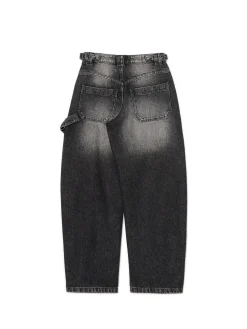 Cropp Jeansy*Czarne jeansy skater