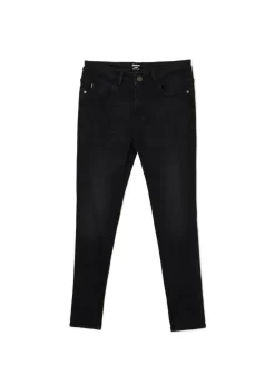 Cropp Jeansy*Czarne jeansy skinny
