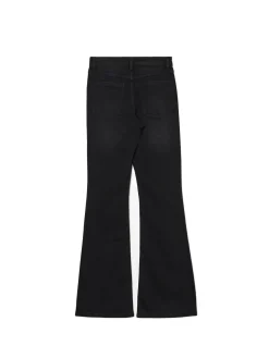 Cropp Jeansy*Czarne jeansy skinny flare