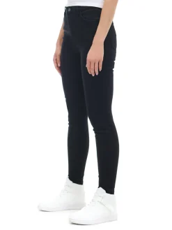 Cropp Jeansy*Czarne jeansy skinny push up