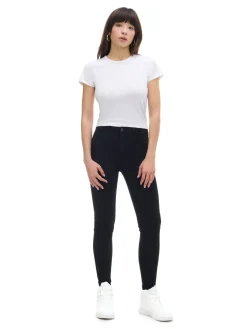 Cropp Jeansy*Czarne jeansy skinny push up