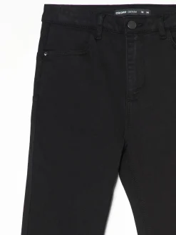 Cropp Jeansy*Czarne jeansy skinny push up