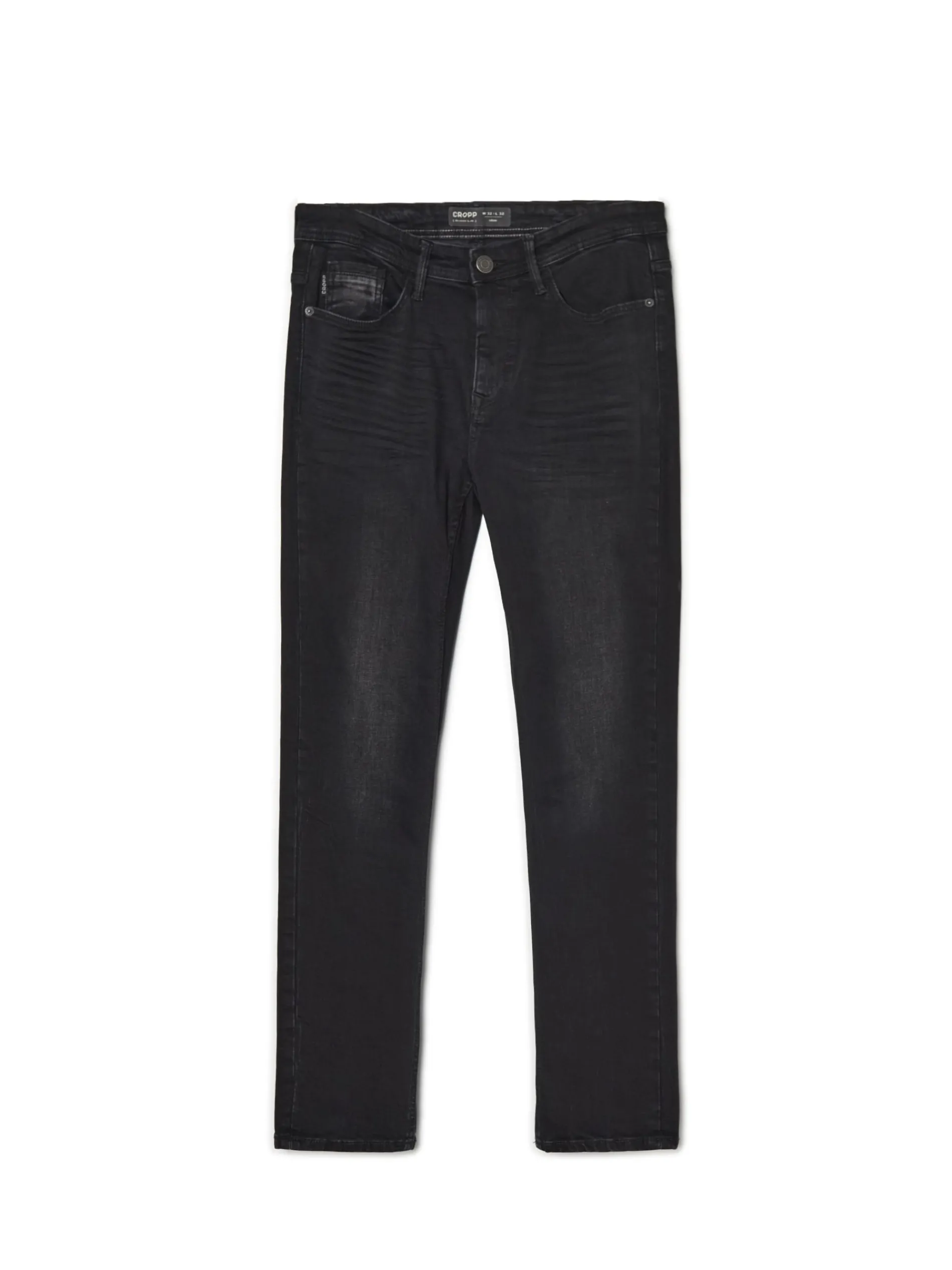 Cropp Jeansy*Czarne jeansy slim