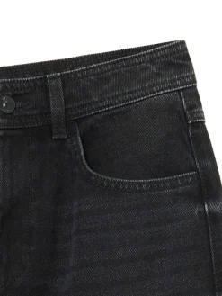 Cropp Jeansy*Czarne jeansy straight PETITE