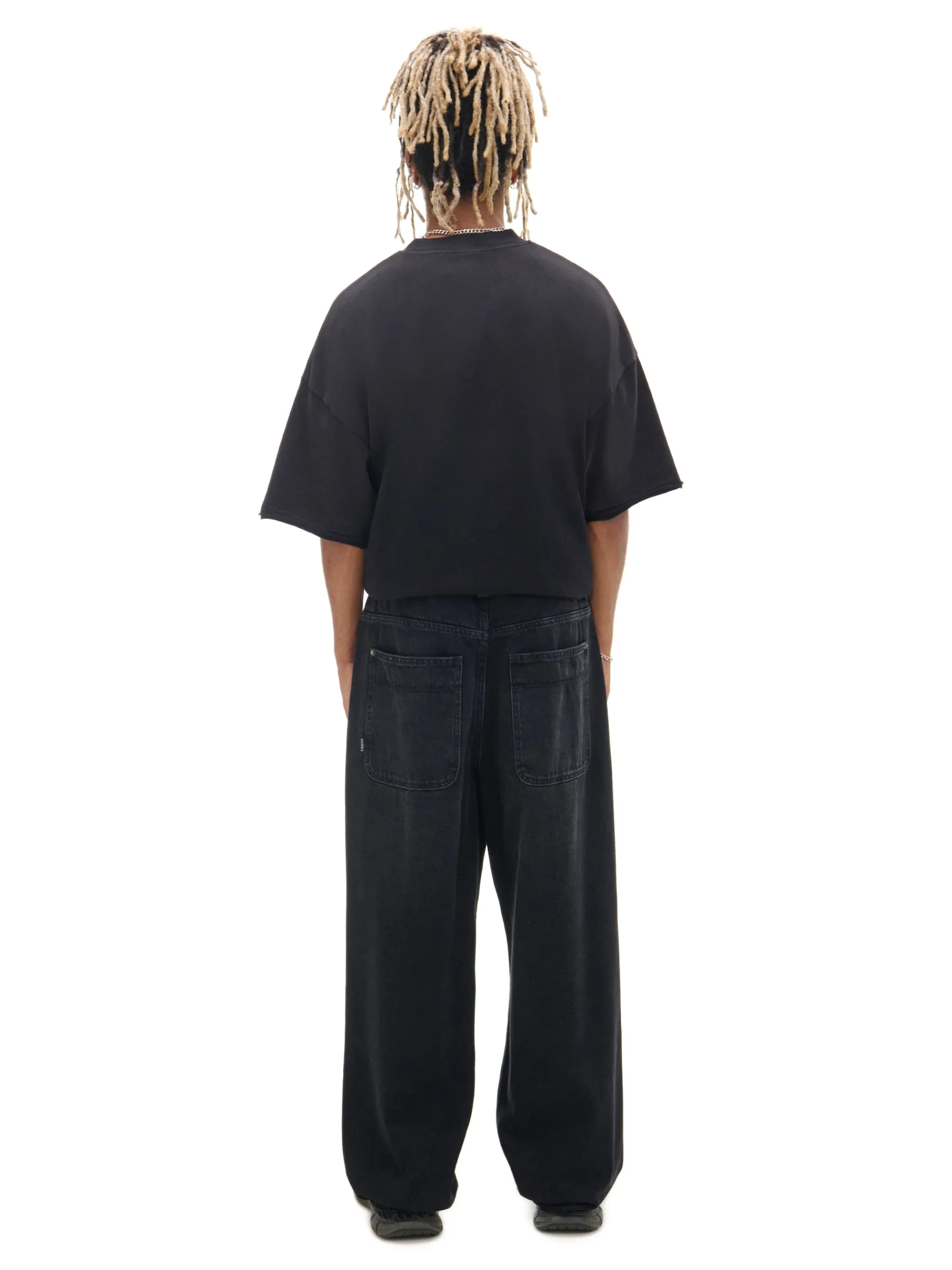 Cropp Jeansy|Baggy*Czarne jeansy super baggy