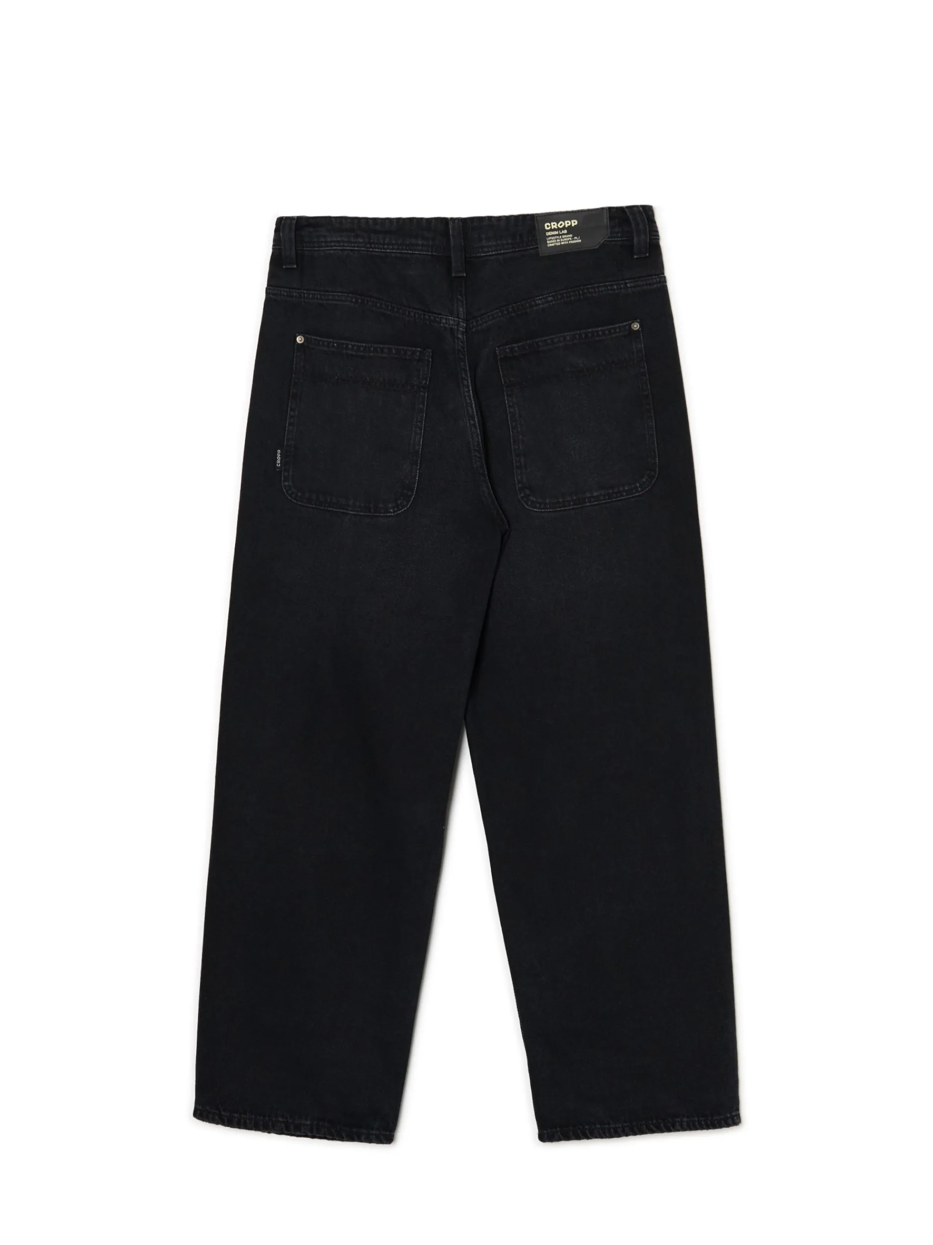 Cropp Jeansy|Baggy*Czarne jeansy super baggy