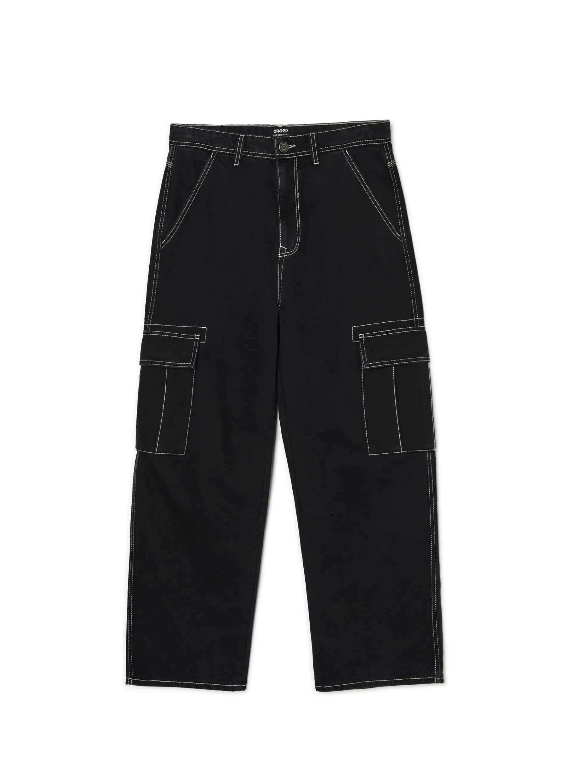 Cropp Jeansy|Baggy*Czarne jeansy super baggy