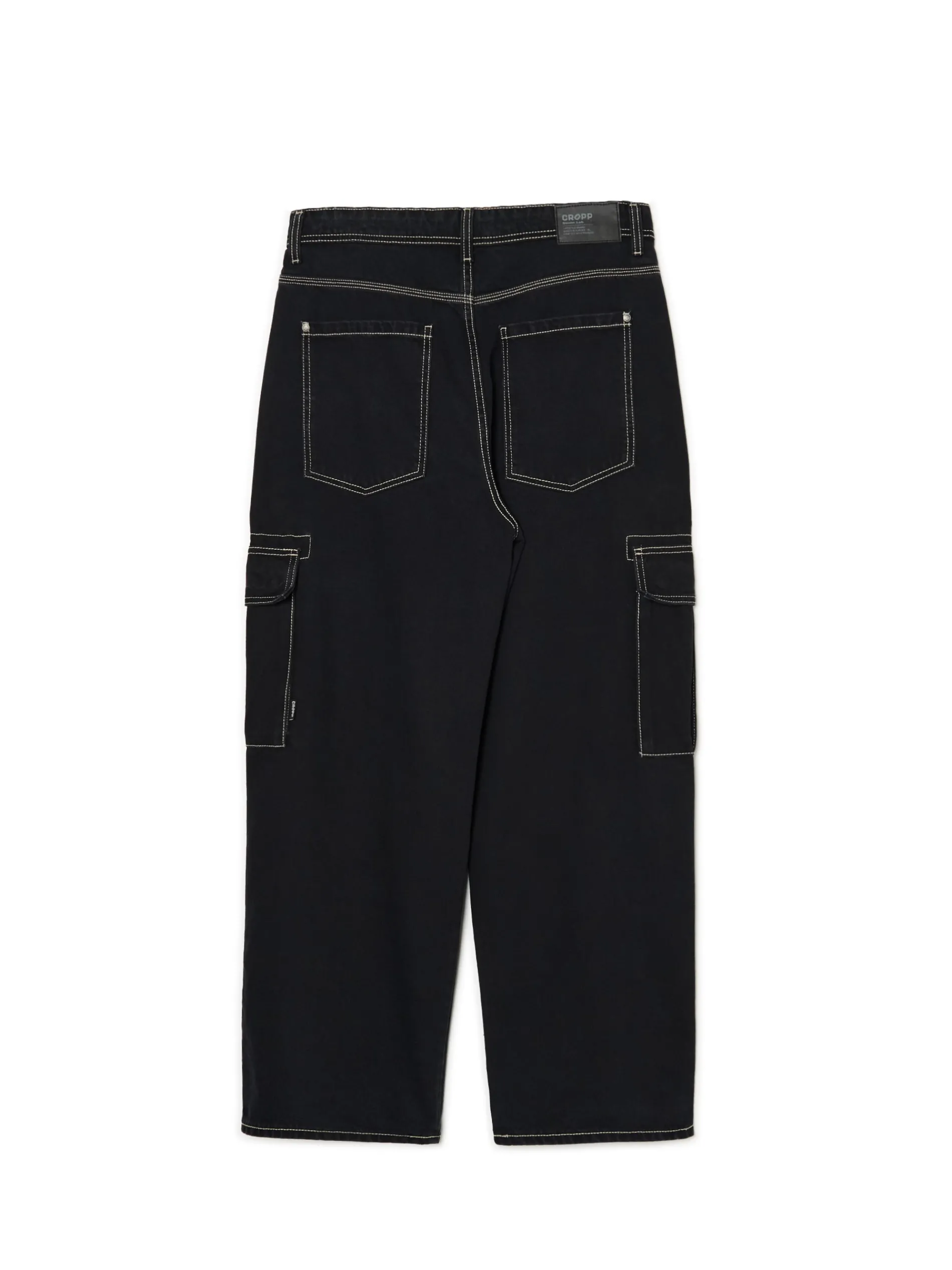 Cropp Jeansy|Baggy*Czarne jeansy super baggy