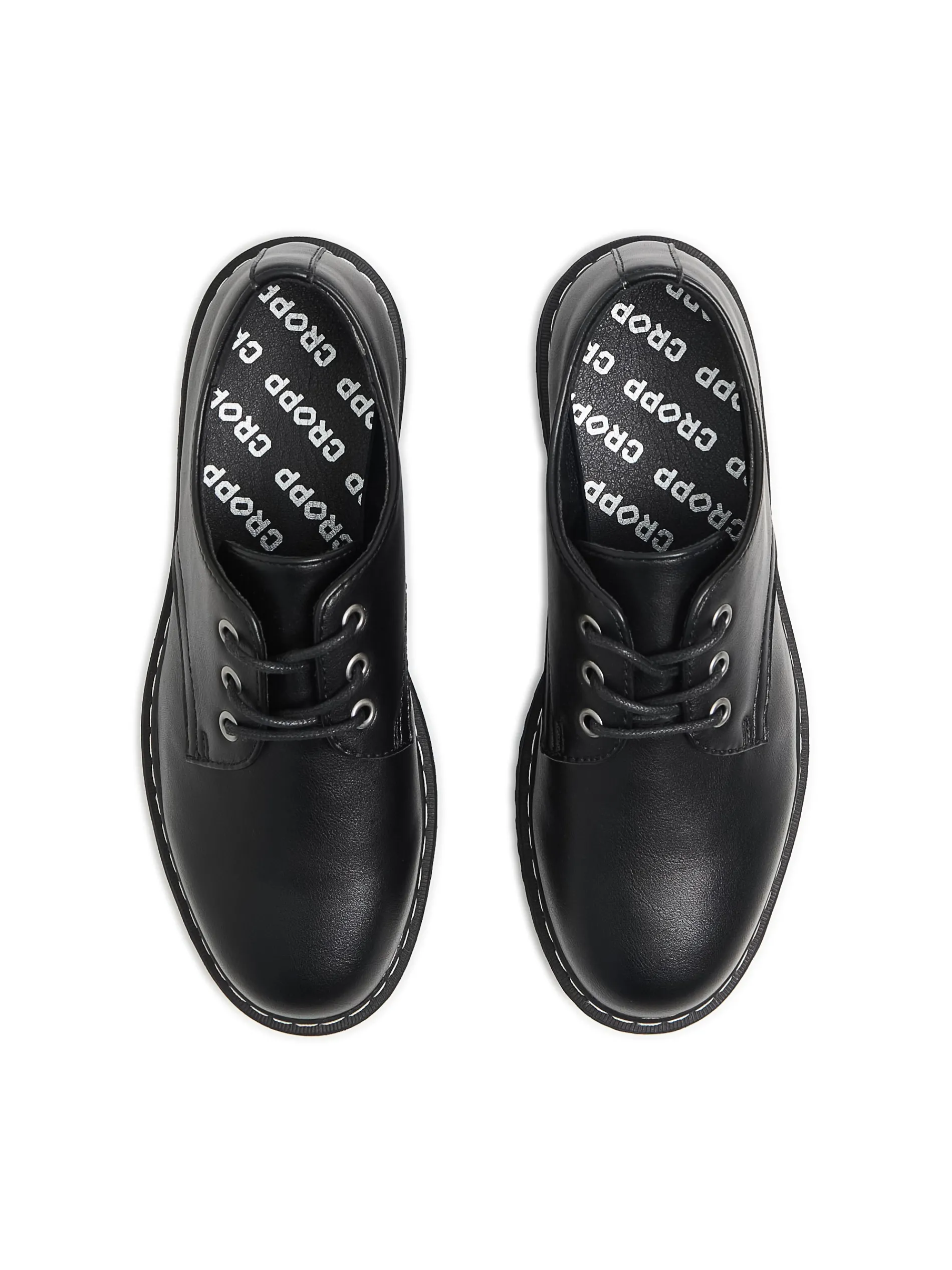 Cropp Półbuty*Czarne klasyczne loafersy