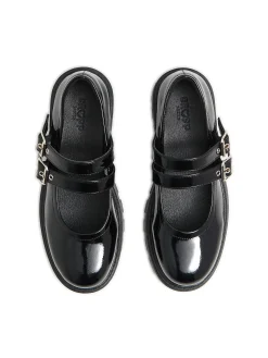 Cropp Półbuty*Czarne lakierowane półbuty Mary Jane