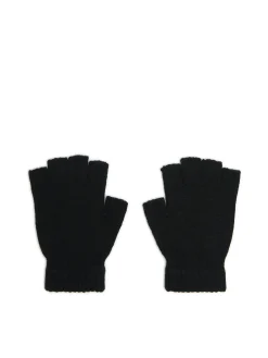 Cropp Rękawiczki*Czarne rękawiczki mitenki