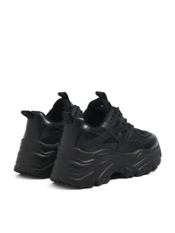 Cropp Sneakersy*Czarne sneakersy chunky