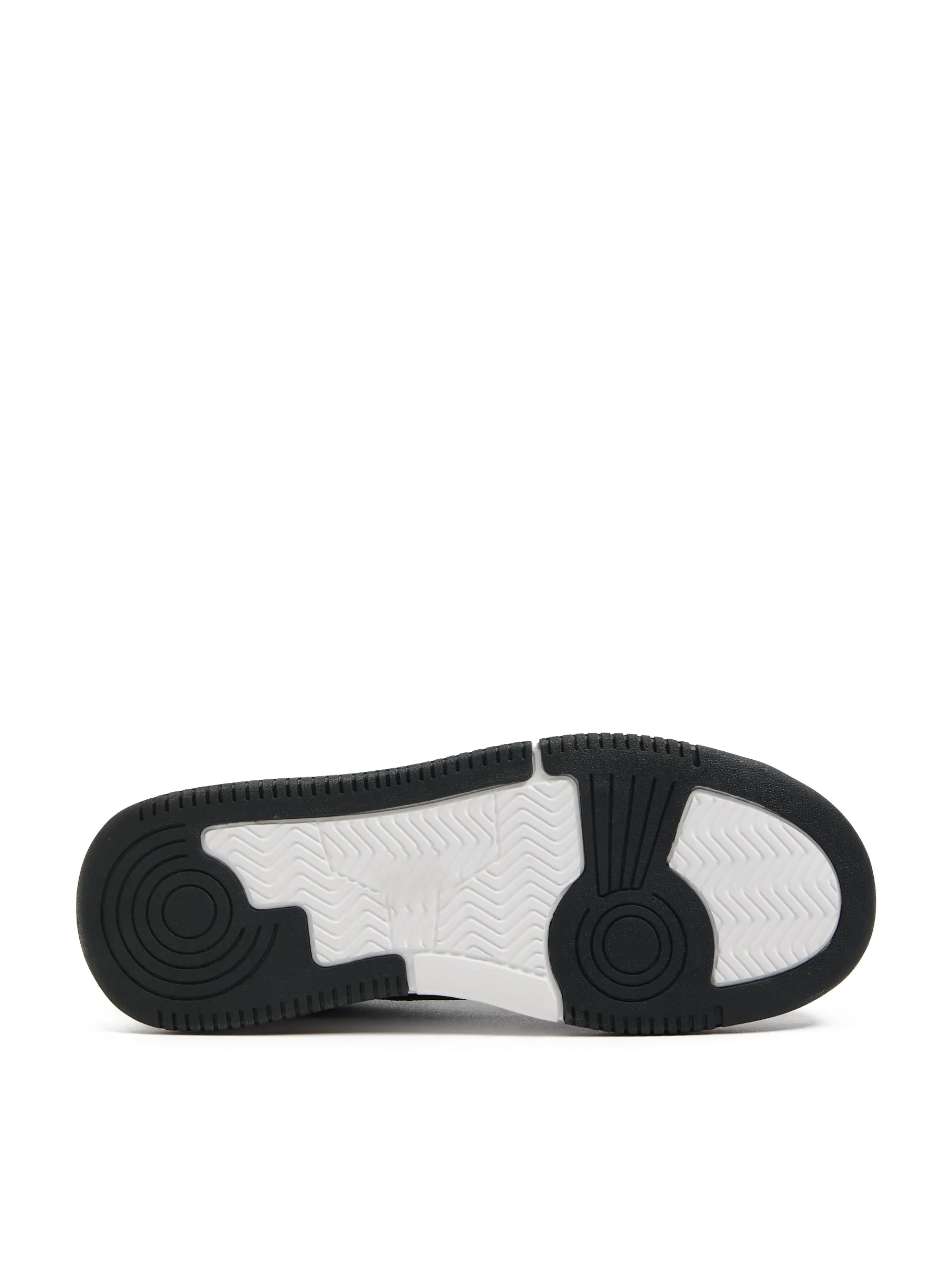 Cropp Sneakersy*Czarne sneakersy z białymi elementami