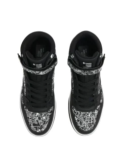 Cropp Sneakersy|Za Kostkę*Czarne sneakersy z komiksowym nadrukiem