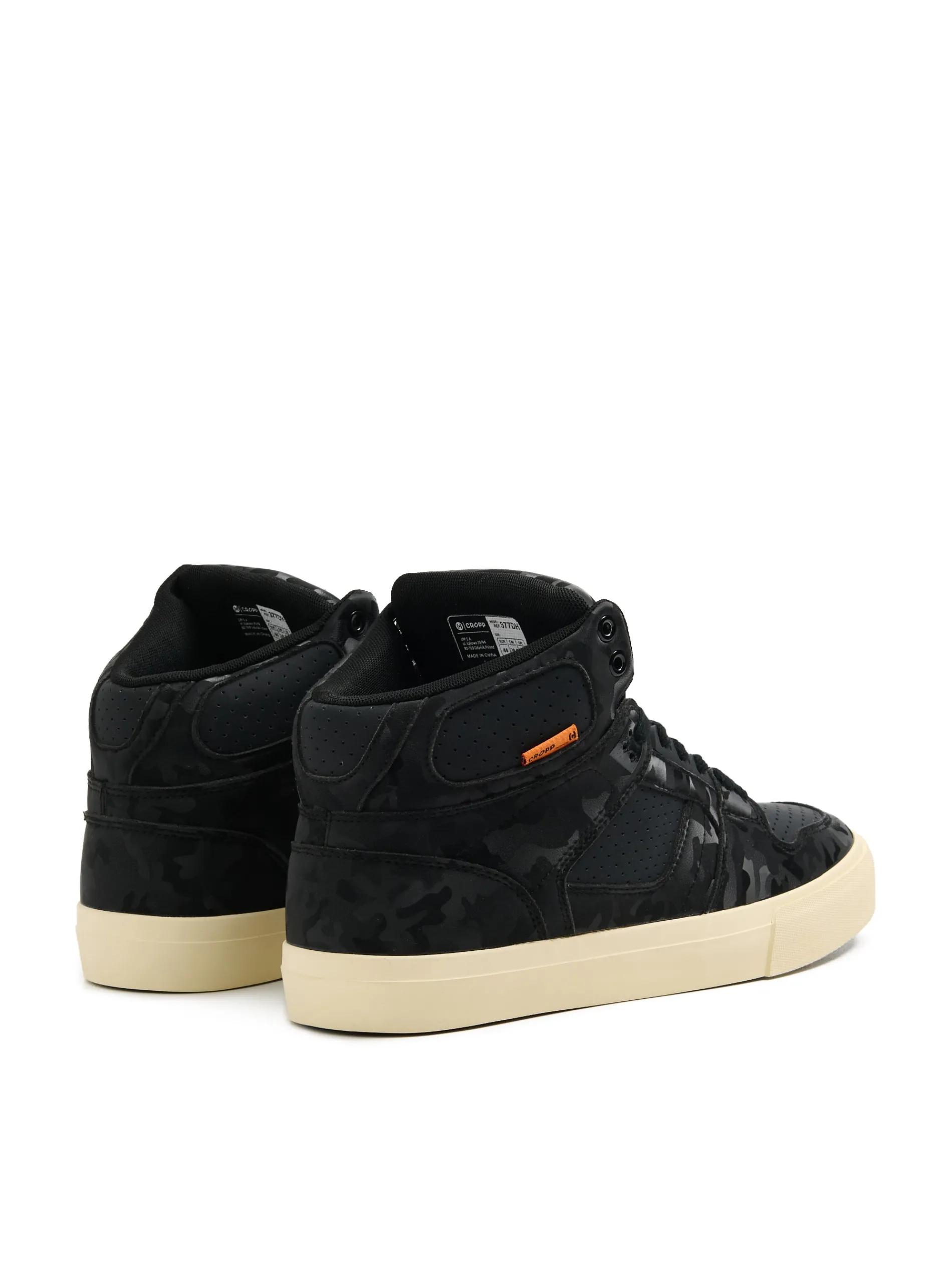 Cropp Sneakersy|Za Kostkę*Czarne sneakersy z wysoką cholewką