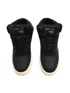 Cropp Sneakersy|Za Kostkę*Czarne sneakersy z wysoką cholewką