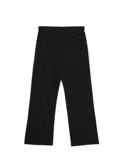 Cropp Spodnie*Czarne spodnie dresowe z zatrzaskami