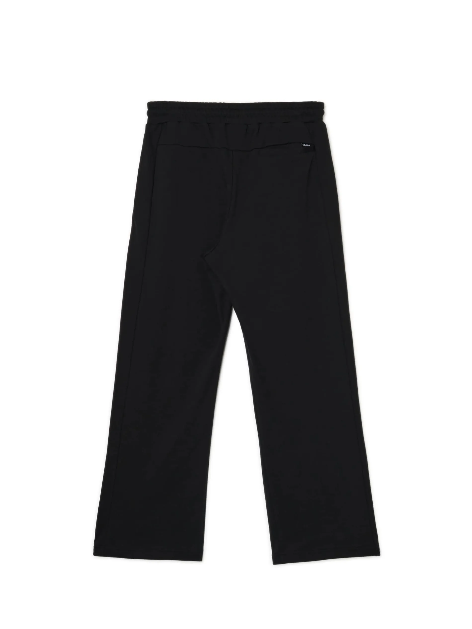 Cropp Spodnie*Czarne spodnie dresowe z zatrzaskami