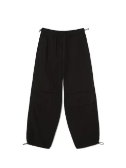 Cropp Spodnie*Czarne spodnie parachute