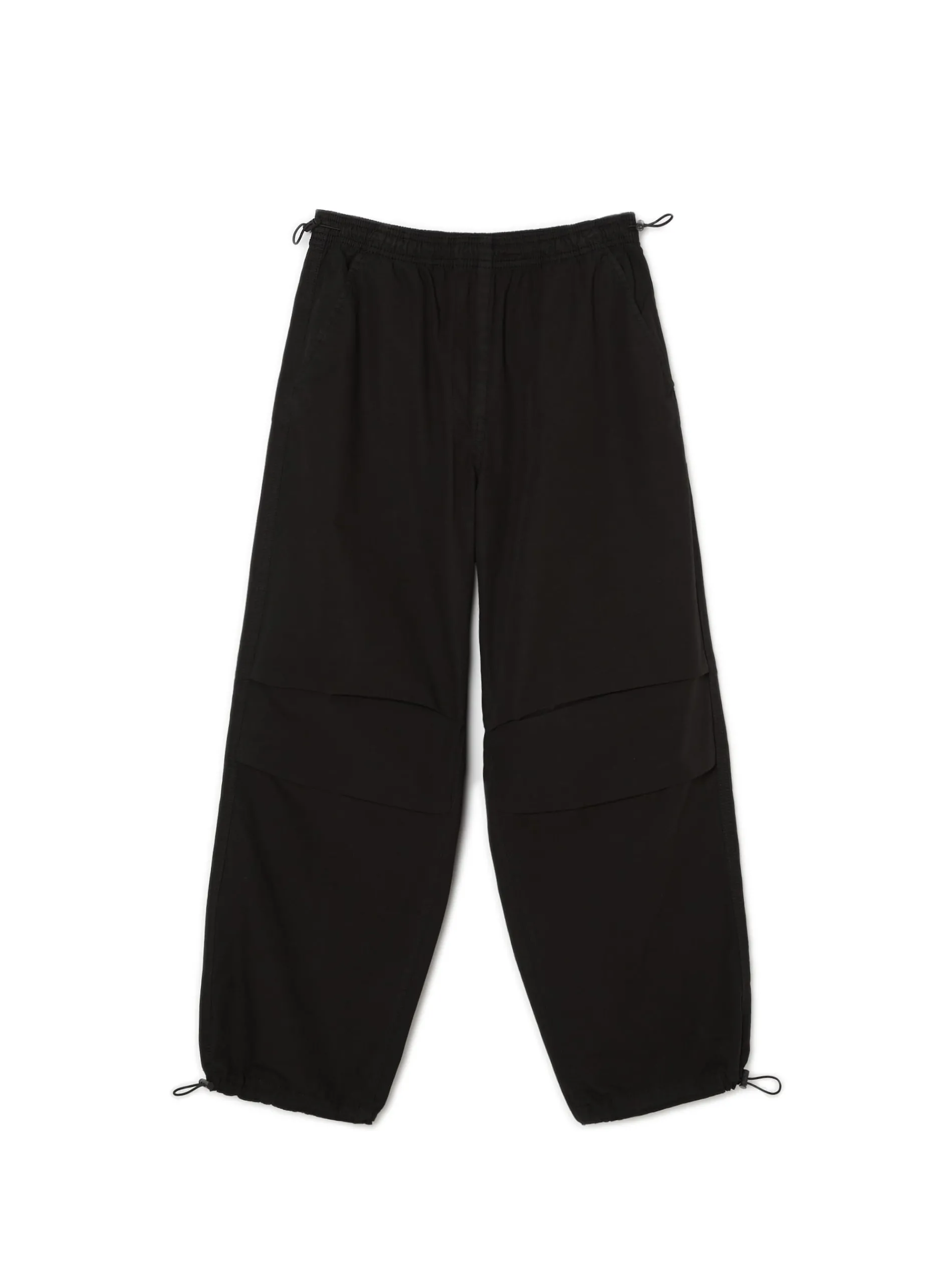 Cropp Spodnie*Czarne spodnie parachute