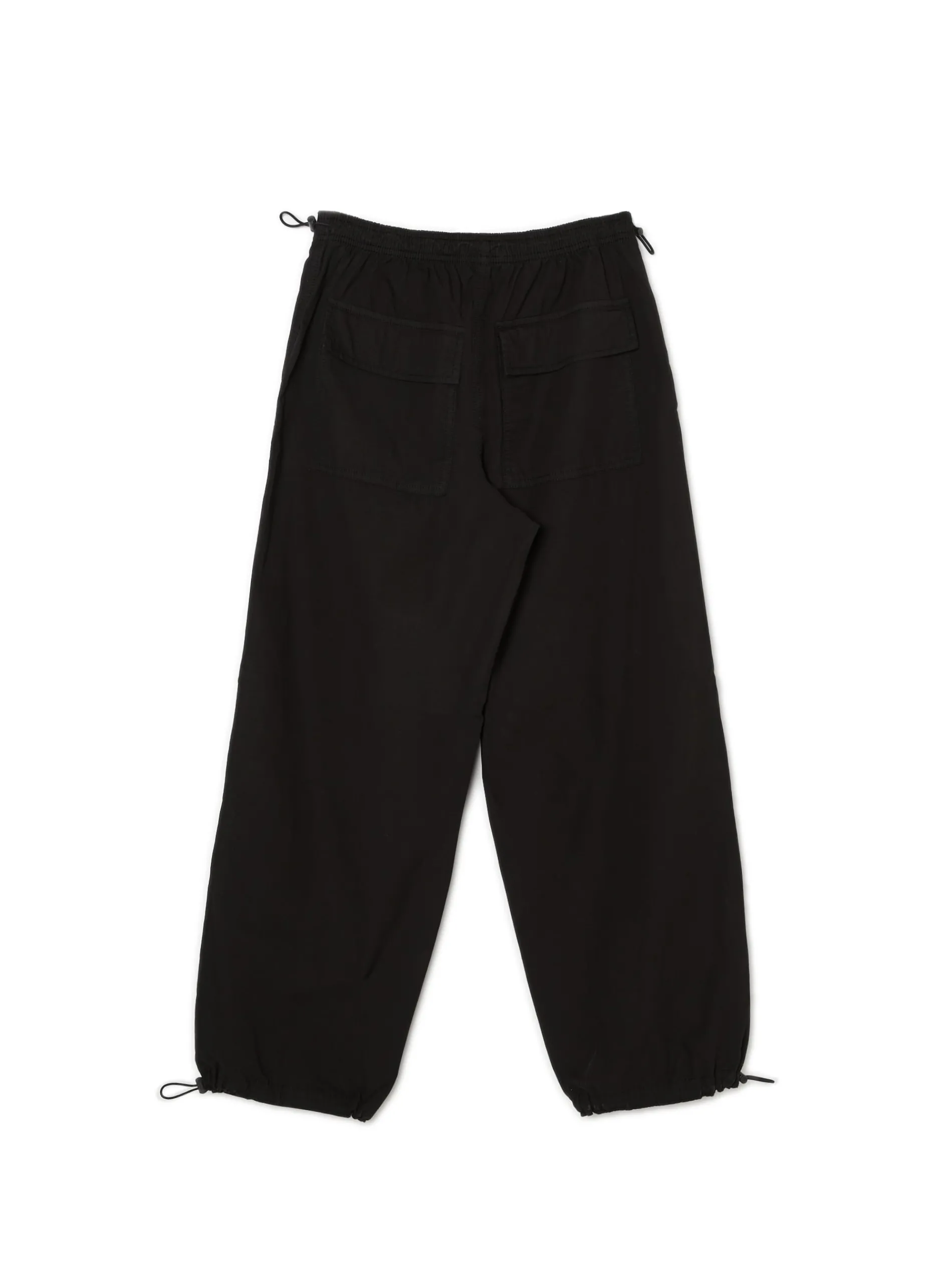 Cropp Spodnie*Czarne spodnie parachute