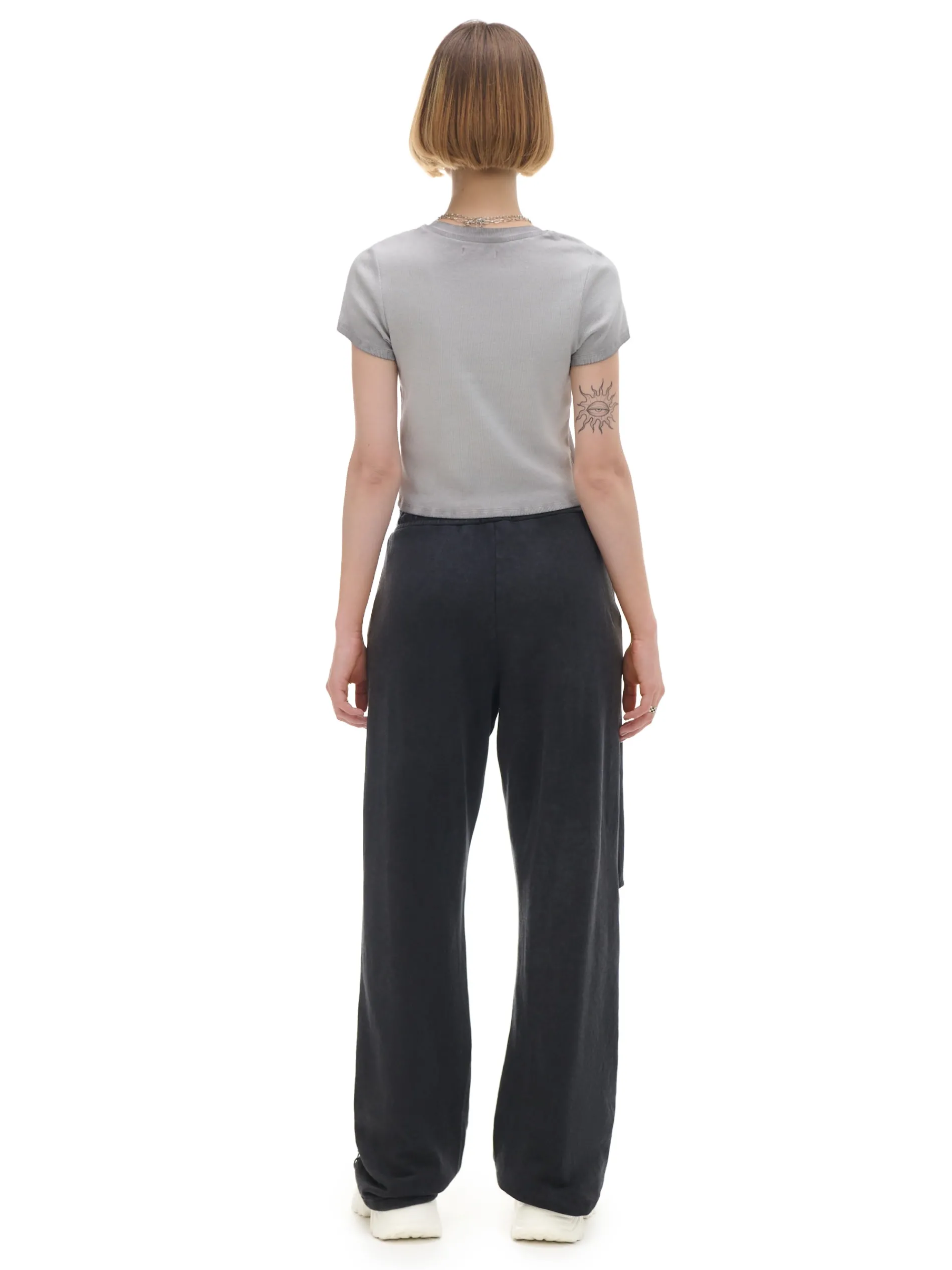 Cropp Spodnie*Czarne spodnie parachute