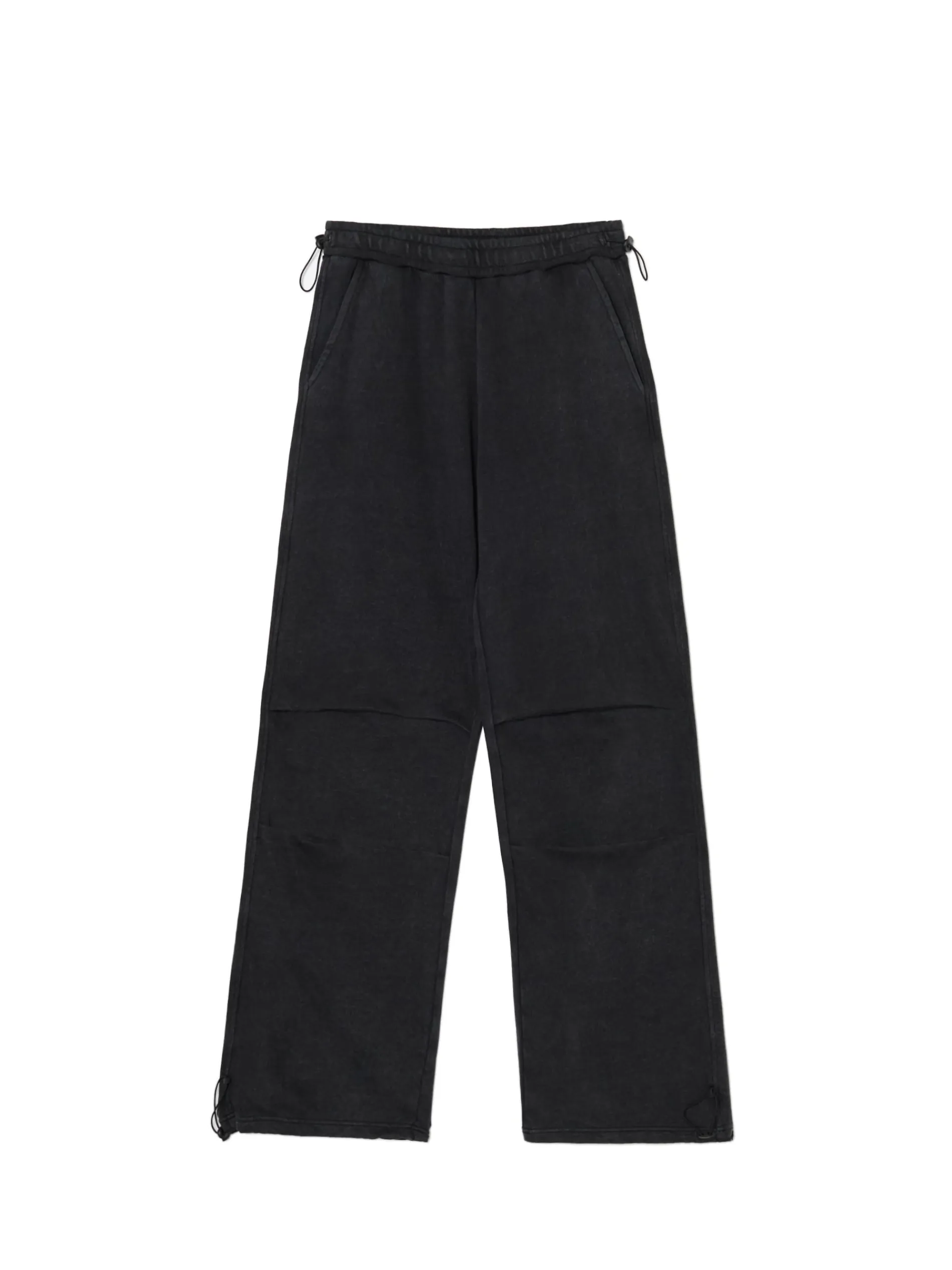 Cropp Spodnie*Czarne spodnie parachute