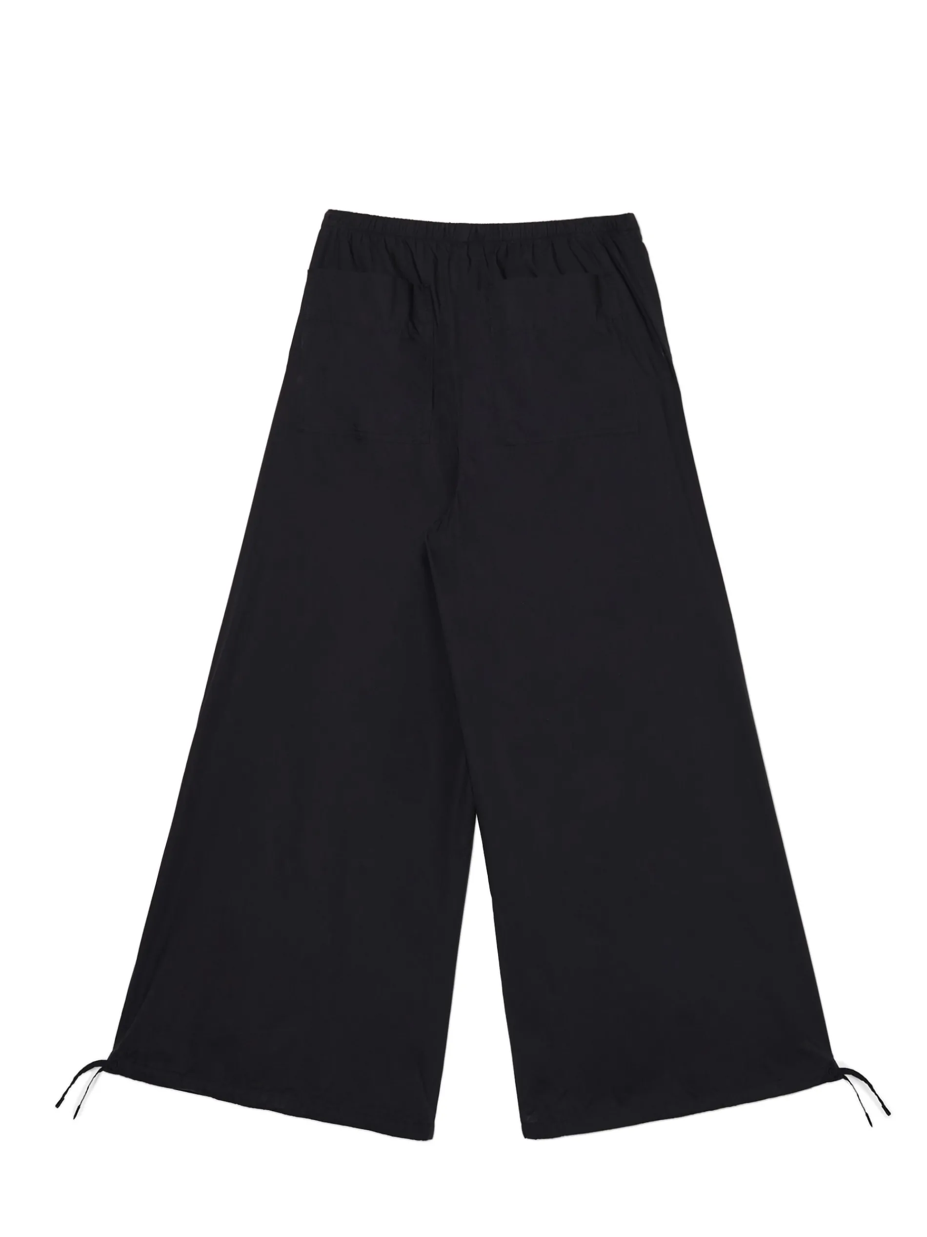 Cropp Spodnie*Czarne spodnie wide leg