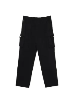 Cropp Spodnie*Czarne spodnie z regulacją