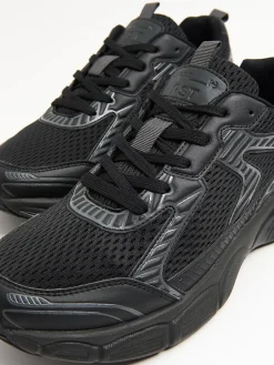 Cropp Sneakersy*Czarne sportowe sneakersy