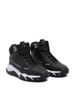 Cropp Sneakersy|Za Kostkę*Czarne wysokie sneakersy na zimę