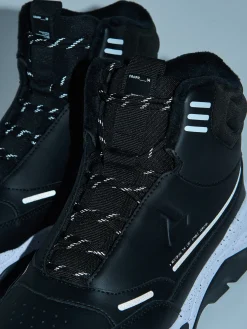 Cropp Sneakersy|Za Kostkę*Czarne wysokie sneakersy na zimę