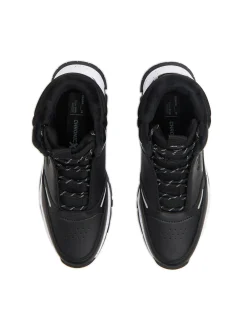 Cropp Sneakersy|Za Kostkę*Czarne wysokie sneakersy na zimę