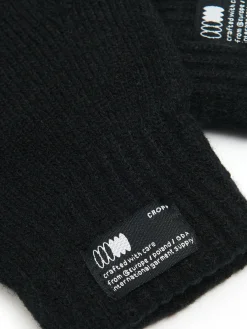 Cropp Rękawiczki|Basic*Czarne zimowe rękawiczki