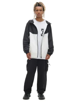 Cropp Kurtki, Płaszcze*Czarno-biała kurtka z kapturem