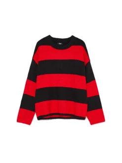 Cropp Swetry*Czarno- sweter w paski