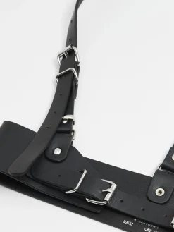 Cropp Paski*gorset z imitacji skóry