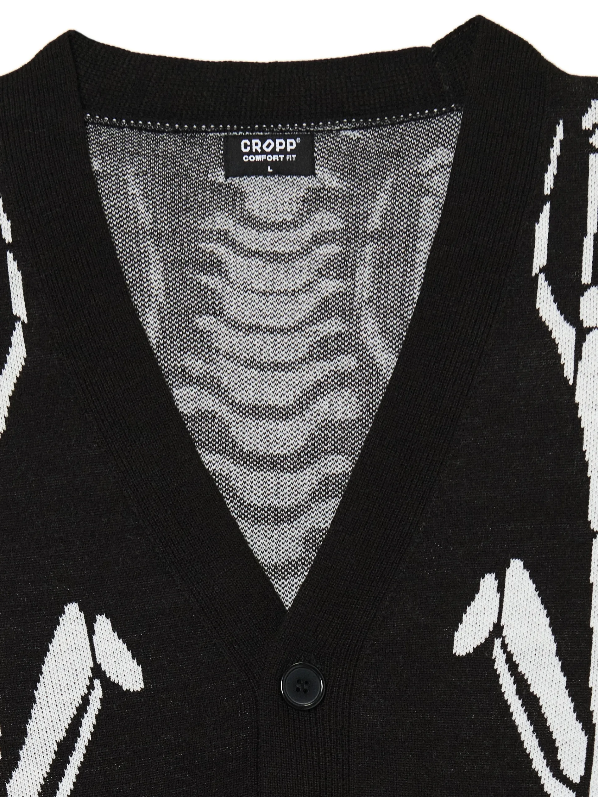 Cropp Swetry*kardigan z motywem kości