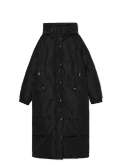 Cropp Kurtki, Płaszcze*pikowany płaszcz z kapturem