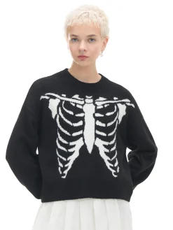 Cropp Swetry*sweter z kontrastowym nadrukiem