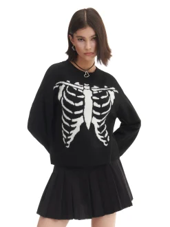 Cropp Swetry*sweter z kontrastowym nadrukiem